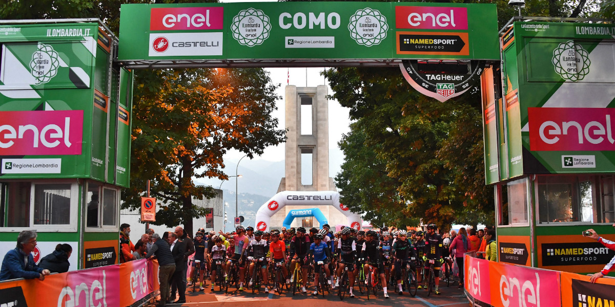 Enel al fianco della Gran Fondo Il Lombardia