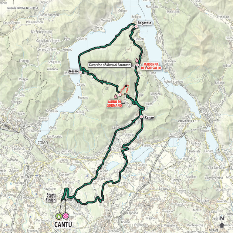 The Route - Gran Fondo Il Lombardia